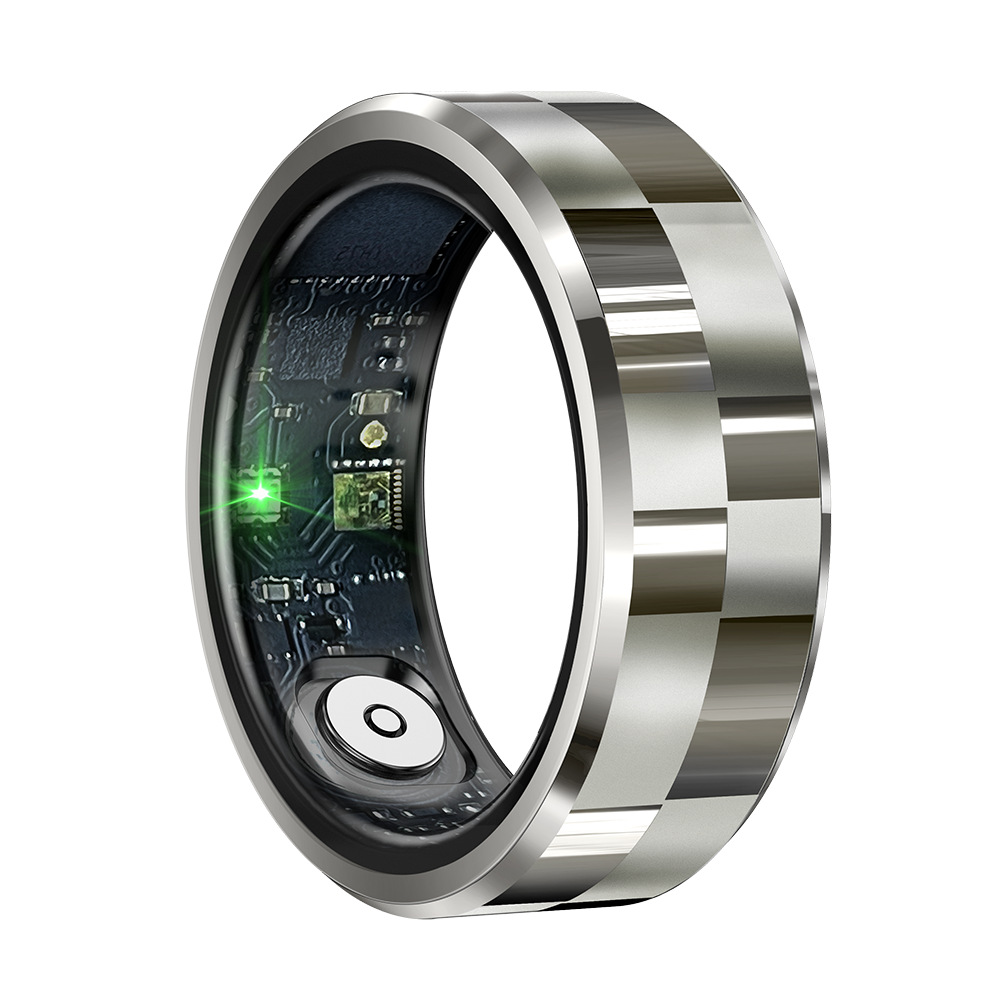 Smart Ring With Heart Rate And Blood Oxygen Tracking Charging Case_voghion.com