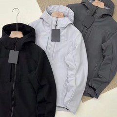 鳥家同金ガンマMX全圧ゴム立襟帽子付き屋外ソフトシェル突撃服防風耐寒保温コート