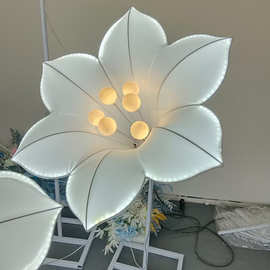 爆款新款婚庆牵牛花路引灯室内场景主体布置婚庆装饰浪漫灯光氛围