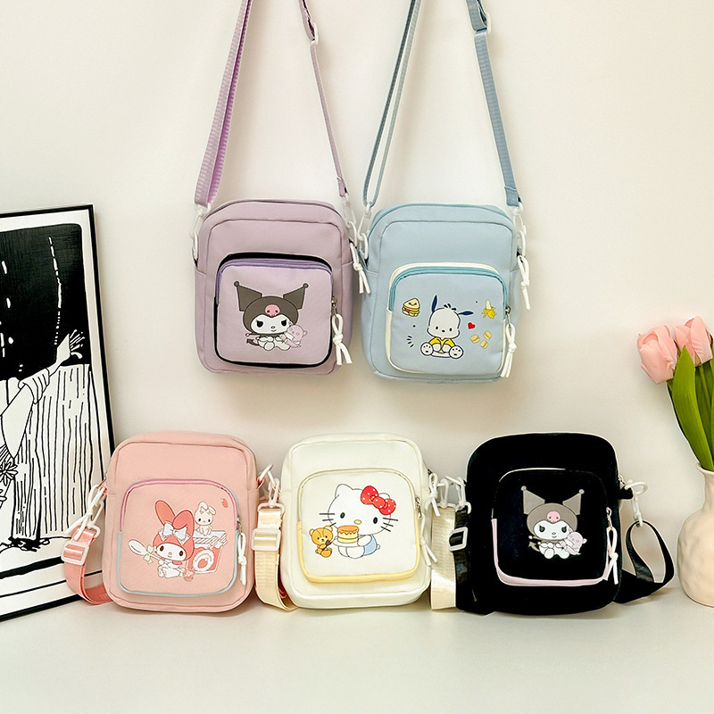 Cute Kulomi Small Bag Women's Cartoon Anime Shoulder Bag Western Style Girl's Lightweight Crossbody Bag Parent-Child Accessories Bag Cute Kulomi Small Bag Women's Cartoon Anime Shoulder Bag Western Style Girl's Lightweight Crossbody Bag Parent-Child Accessories Bag