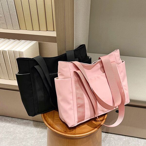Japanese solid color shopping bag for mother and baby