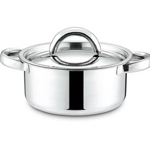 不锈钢汤锅韩式直角锅双耳复底汤锅加厚奶锅泡面锅电磁炉通用礼品