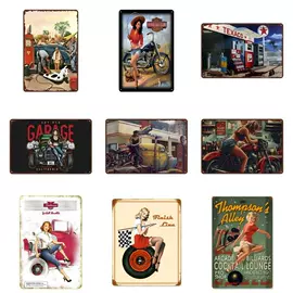 壁挂、壁饰;铁皮画;装饰挂牌