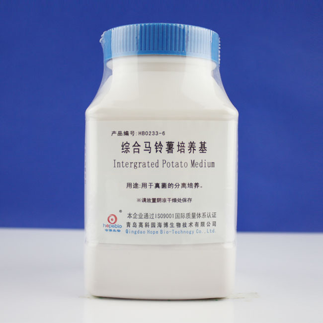 综合马铃薯培养基 Intergrated Potato Medium   HB0233-6   250g