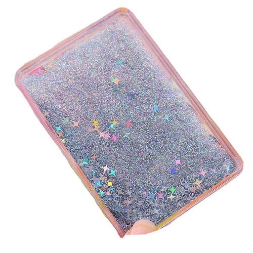 Transparent Acrylic Quicksand Guka Brick Girls DIY Handmade Mahjong Brick Guka Brick Colorful Cute Glitter Stickers