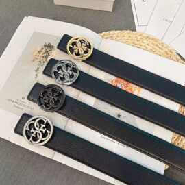 新款皮带潮流男款百搭装饰腰带二层皮带简约时尚韩版休闲轻奢耐用