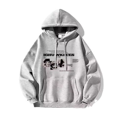 Couple's Hoodie for Men and Women: Oversized, American-style Retro, Relaxed & Casual, Trendy Hooded Jacket-Coat for Spring and Autumn
