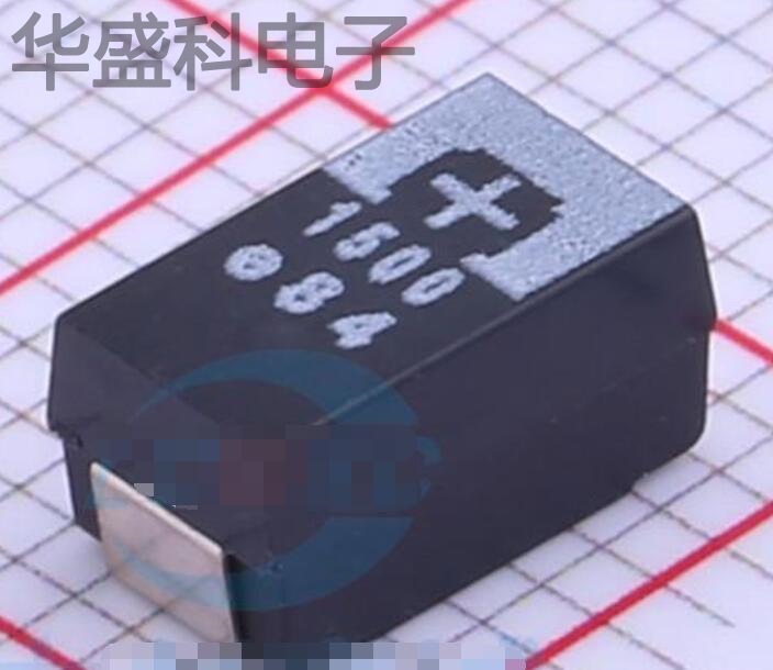 2R5TPE1500MF 描述 1500uF(158) ±20% 2.5V 钽电容器
