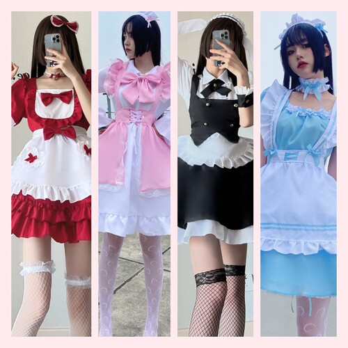 Maid costume cos sexy lingerie cute cat lolita Lolita daily maid uniform dress