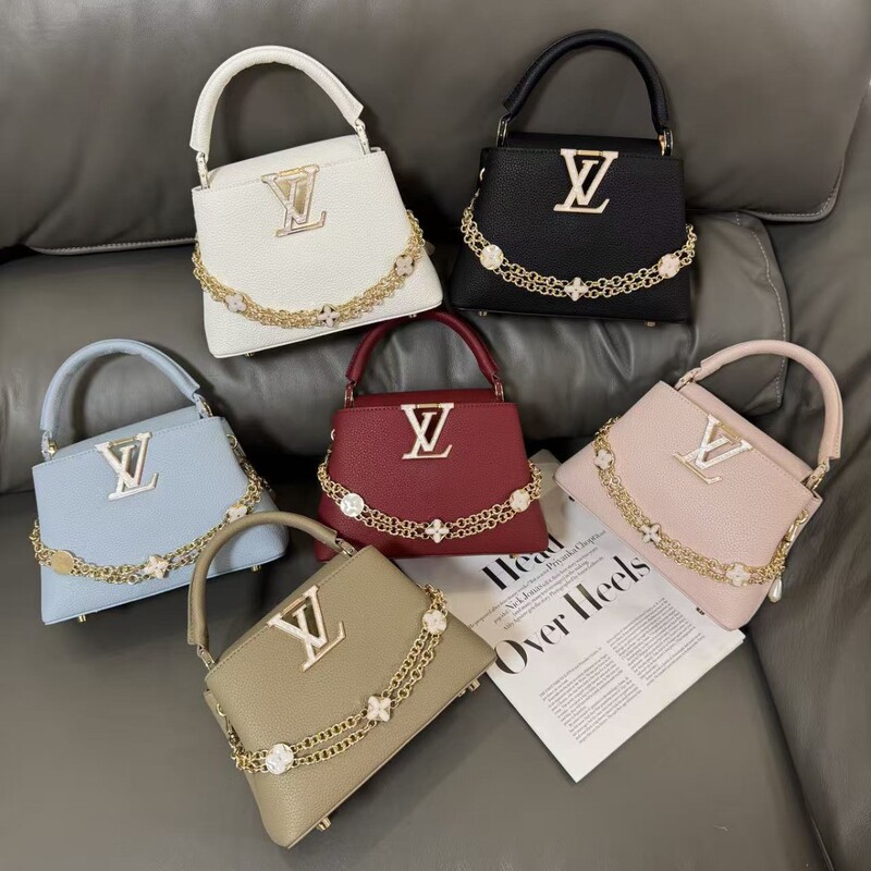 High-End Textured Handbag for Women 2026 New Fashion Trendy Lv-Style Large Capacity Shoulder Crossbody Bag