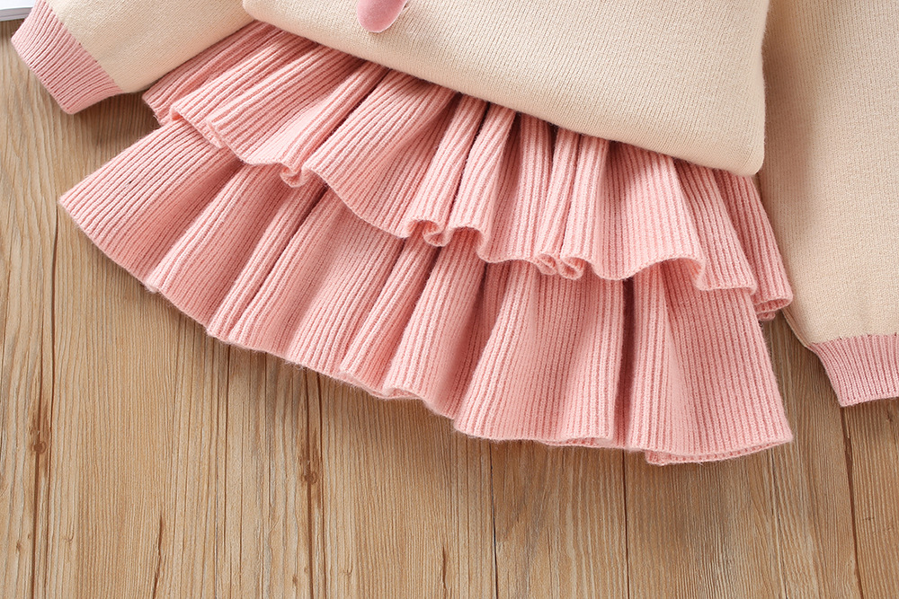 540g Weight Kids Clothing Sets Children's Clothing Type Long Sleeve Sleeve Length Polyacrylonitrile Fiber Fabric Type Skirt Sets Sets Type 2 Pieces Set Quantity Holiday, Banquet, Daily Occasion Round Neck Neckline Regular Fit Fit Type Heart Shape, Solid Color Pattern Winter, Spring, Autumn Season Girl'S Gender Casual, Elegant, Simple Style Style Casual Elegant Simple Style Heart Shape Solid Color Polyacrylonitrile Fiber Girls Clothing Sets 12