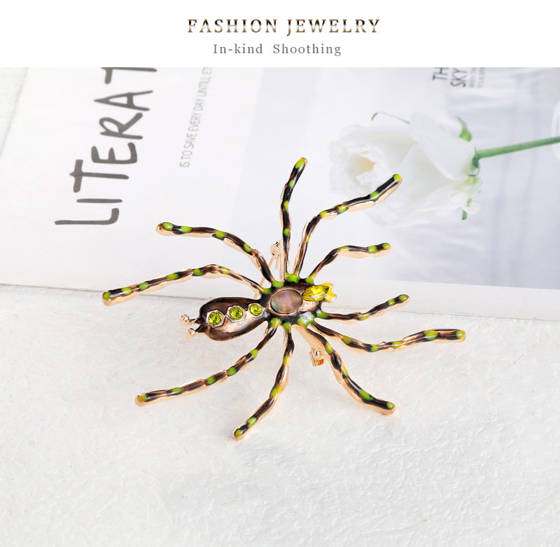 Fashion Spider Alloy Inlay Rhinestones Women's Brooches display picture 7