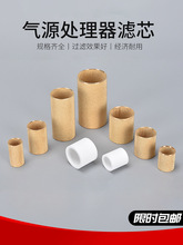 纤维滤芯气动元件油水分离器气源处理器过滤器配件减压阀铜过滤芯
