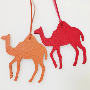 In-Stock Cute Camel Bag Pendant Pu Leather Handbag Charm Creative Women's Bag Animal Accessory