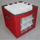 Amazon Foreign Trade Non-woven Christmas Decorative Ball Storage Box 64 Fabric Foldable Christmas Gift Storage Box