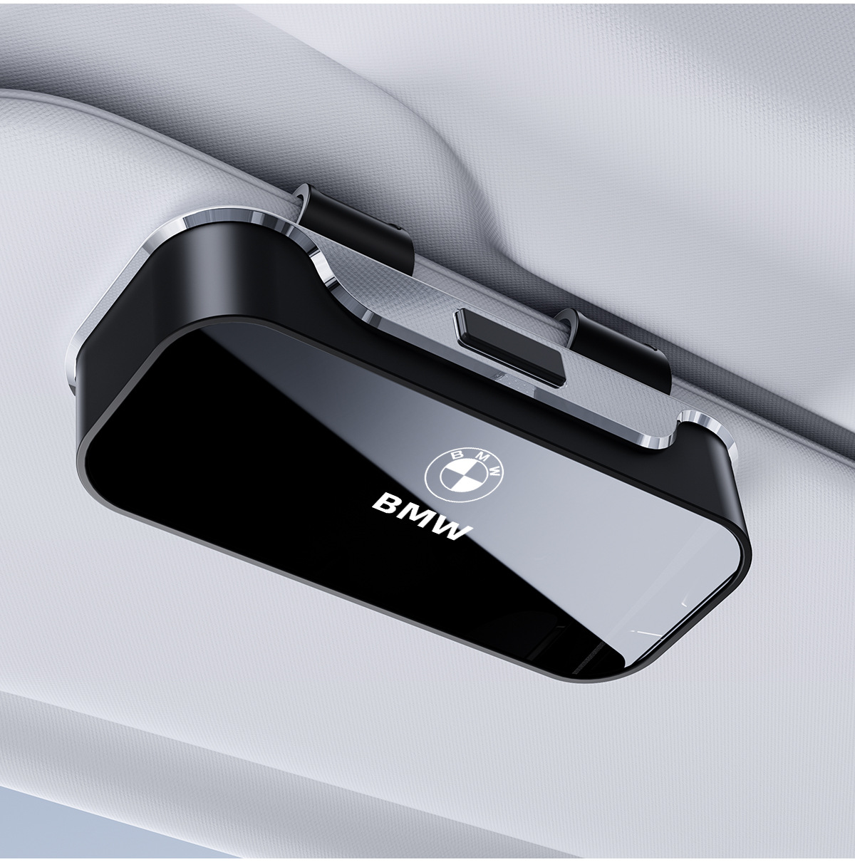 Car glasses case, car sun visor sunglasses clip, card storage box, sunglasses organizer, interior decoration accessories