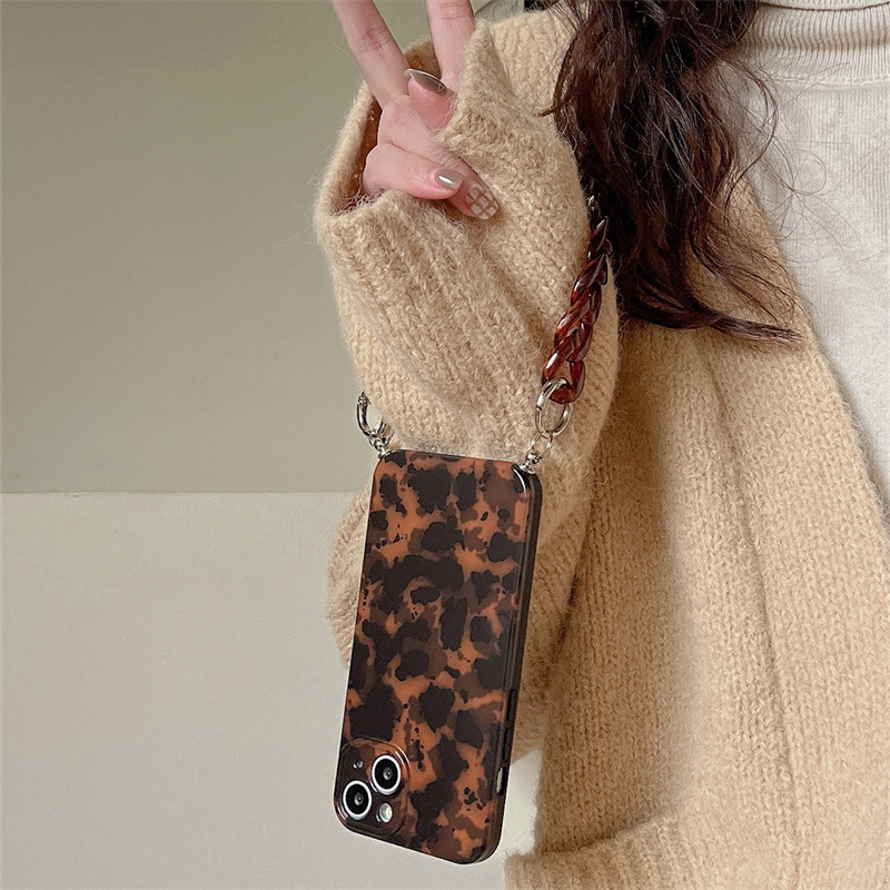 Silica Gel Material Vintage Style Color Block Silica Gel Phone Cases