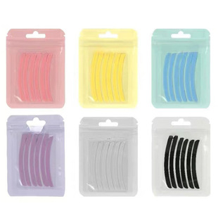 Cross-border wholesale colorful silicone strips, eyelash curling silicone gasket covering strips, beauty tool auxiliary silicone strips