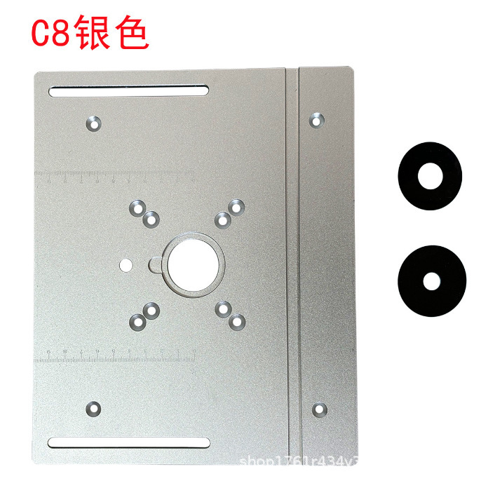 アルミニウム合金C8電動木工用ミニテーブルソー、溝切り・エッジ加工用、パネルサポート付き、クロスボーダー人気商品、逆転式|undefined