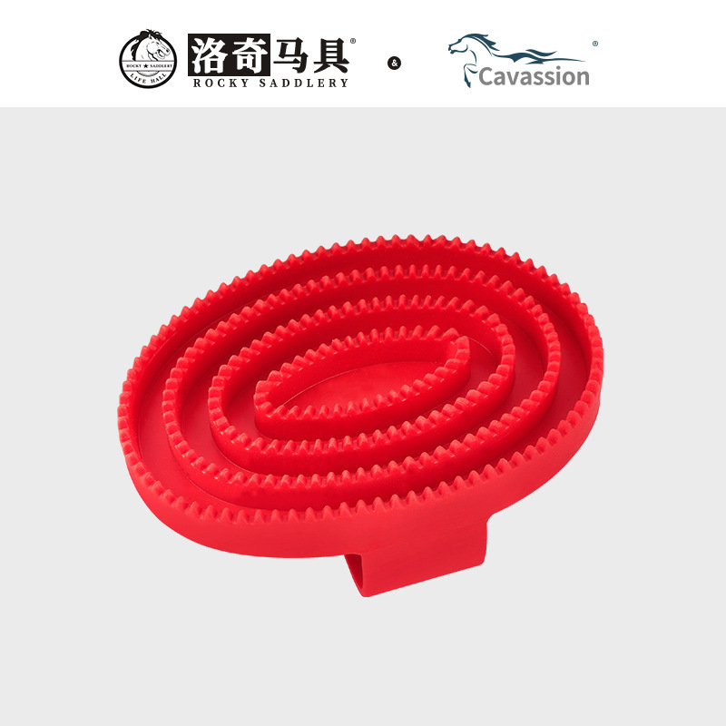 Equestrian equipment manufacturer wholesale, massage brushes, horse washing, horse brushing, random colors, horse tack, cross-border equestrian products.