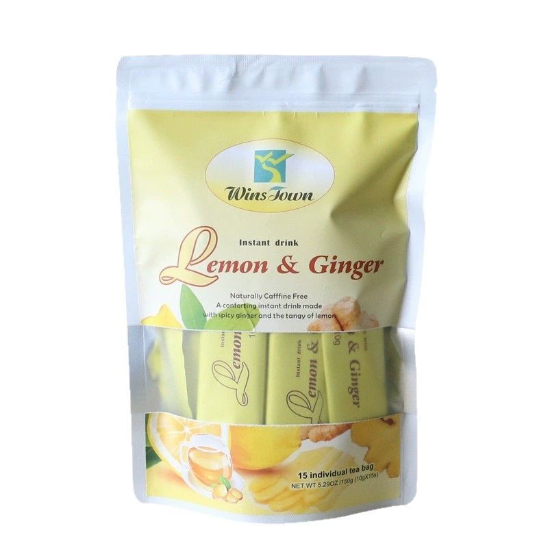 Cross-border spot lemon ginger tea Lemon ginger tea instant tea solid beverage foreign trade source manufacturer