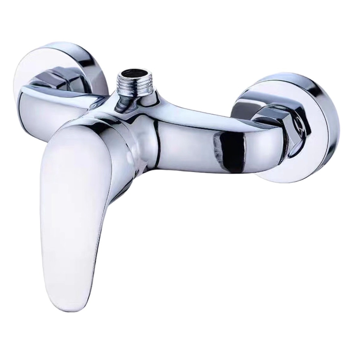 All copper shower faucet hot and cold mixing valve bathroom shower head shower head set double bathtub faucet switch