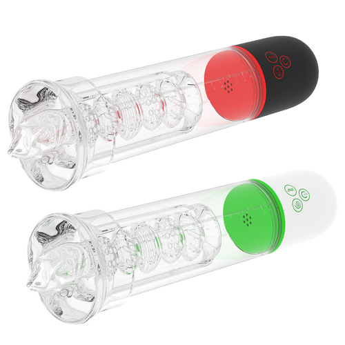 s193-2 aircraft cup male masturbation device penis stretching trainer intelligent muscle training cup enlarger
