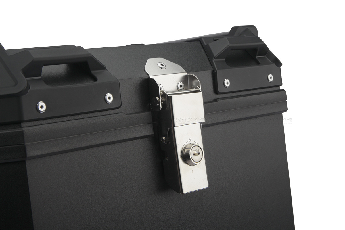 45L flat plastic quick release motorcycle trunk trunk non-aluminum alloy battery electric car storage box