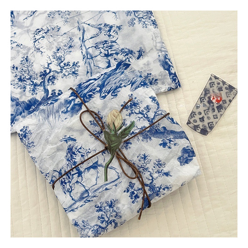 フランスのレトロ包装紙半透明シドニー紙花包装紙服装写真コピー紙|undefined