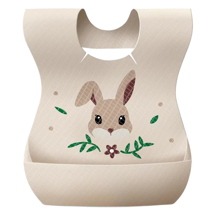 Factory direct disposable baby baby saliva towel baby wash-free waterproof food bag around generation baby