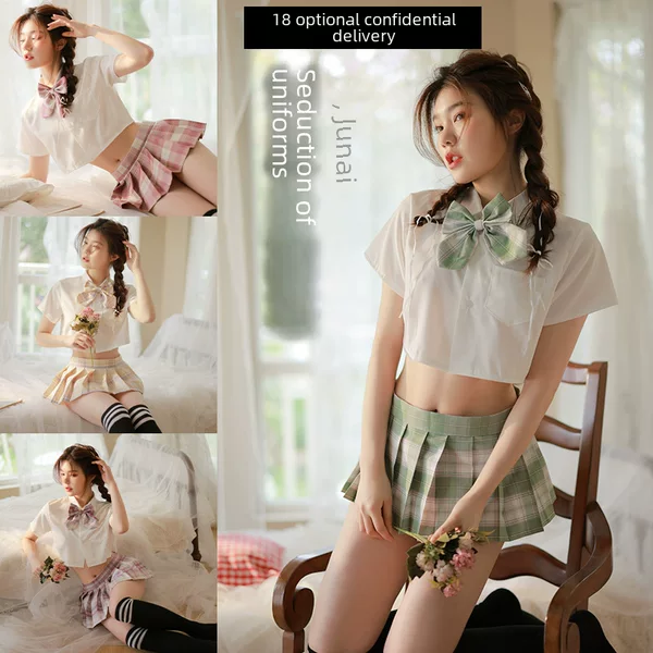 Sleeping Sexy Pleated Skirt Intimates Female Sexy Jk Uniform Temptation Passion Suit Pure Cute Student Short Skirt Generation
