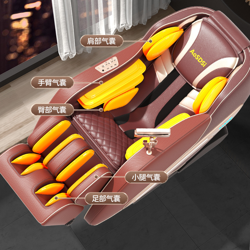 Sillón de masaje para todo el cuerpo para uso en casa, cápsula espacial eléctrica de gravedad cero, totalmente automático, inteligente, personalizado, venta al por mayor transfronteriza.