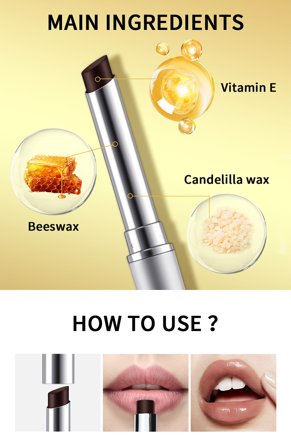 Lakerain caramel-colored lip balm undefined