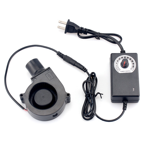 Factory direct supply 7530 blower with round pipe head 220V household adjustable speed controller firewood engine oil barbecue grill mute