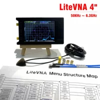 23 года 4inch экран LiteVNA 64 6 ГГц векторный анализатор сети антенна коротковолновая MF HF VH