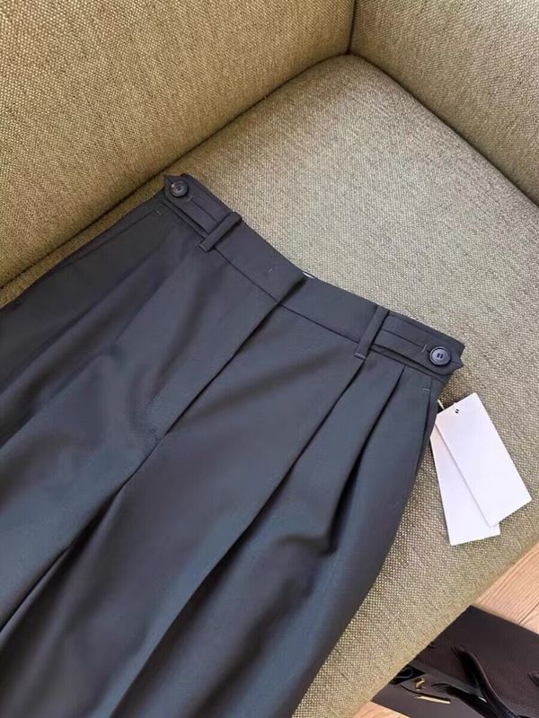 闭眼入无D推荐！客供意大利~精纺羊毛小阔腿西装裤女直筒高腰显瘦|undefined