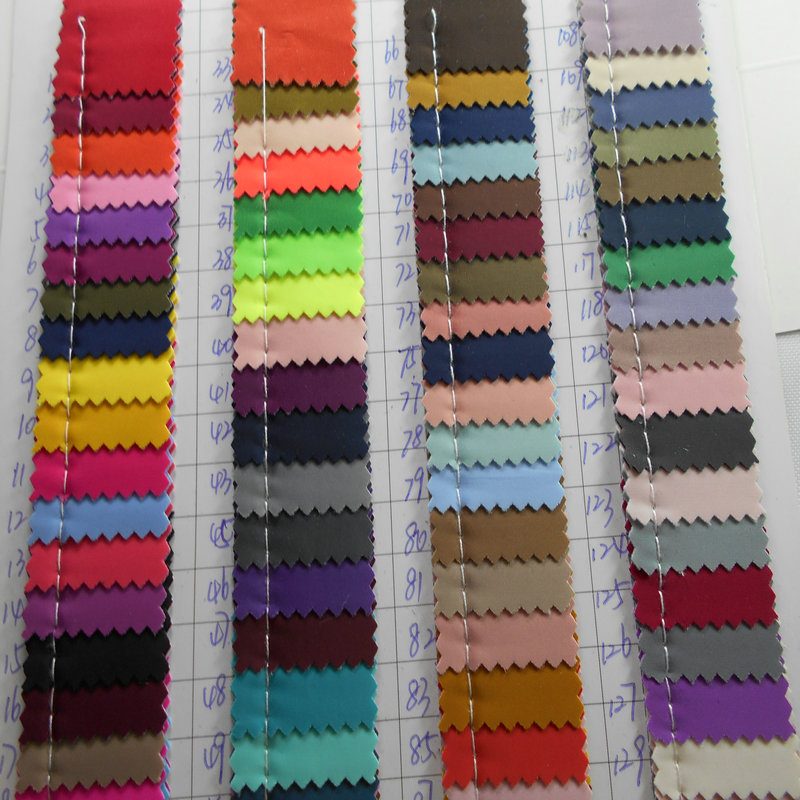 锦纶290T尼龙斜纹复合布 尼龙贴合针织底女士手袋布背包防水面料