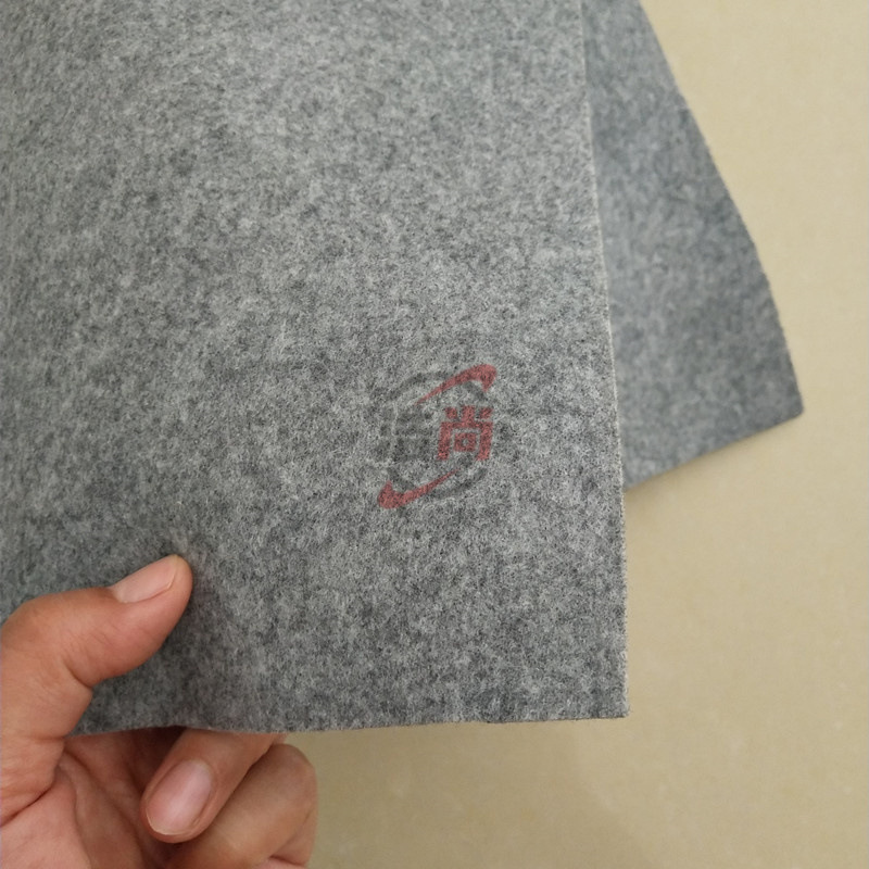 2.0 2.5厚针刺无纺布柔软不起毛做眼镜袋用毛毡书画毡涤纶不织布