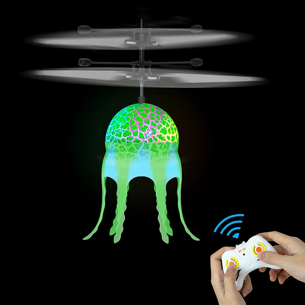 Green airplane