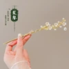 Golden Chinese hairpin pearl