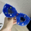 4#Drilling hair glasses-blue