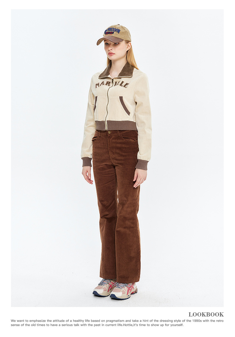 American Retro Loose Fitting Sweater Jacket - Image 1