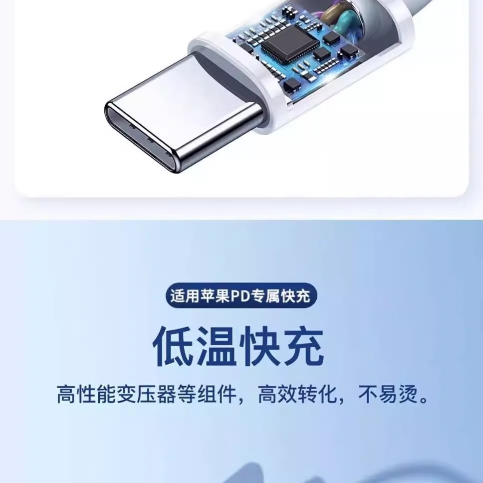 PD35W Carga rápida para iPhone 14 Cargador PD13 Apple 15 cabeza de carga 14 ProMax Kit Carga rápida