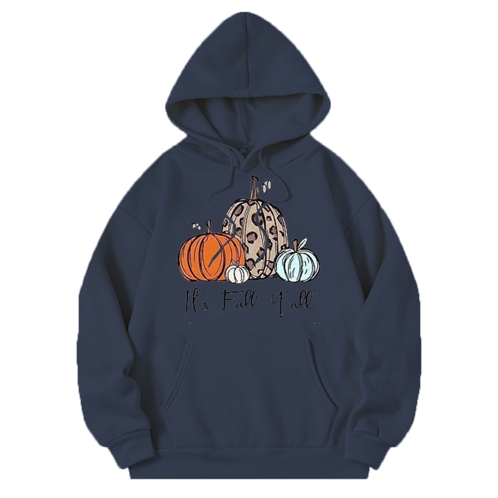 2023 otoño e invierno nuevo suministro transfronterizo forro polar bolsillo de manga larga Halloween patrón impreso suéter imagen de soporte