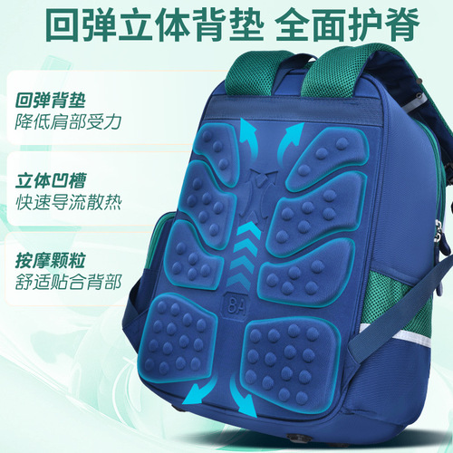 Schoolbag for boys and girls, new for , suitable for first to sixth grade students.