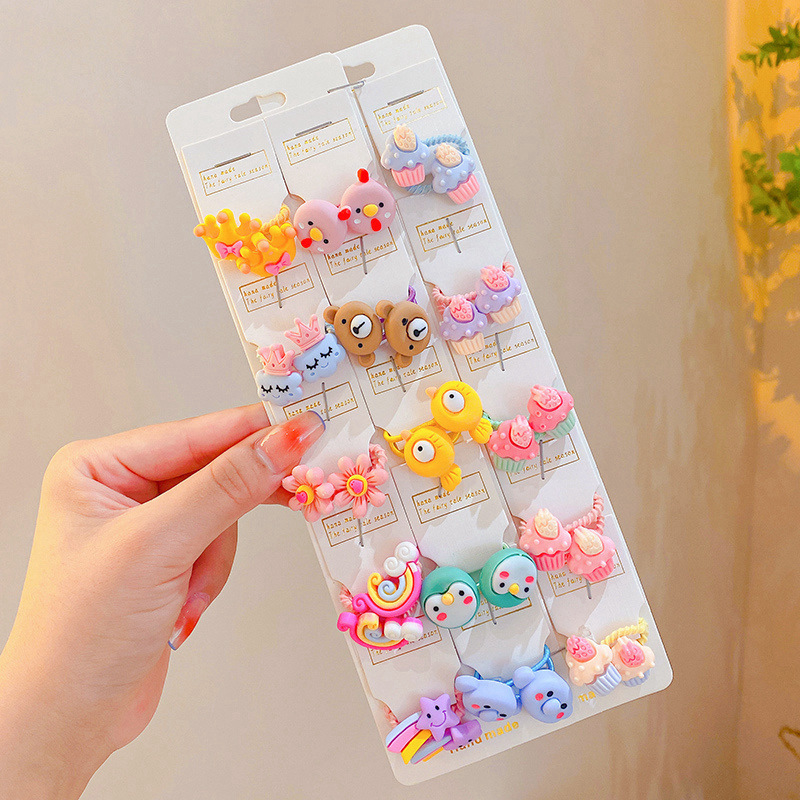 Bandas de goma para mujeres anillo de cabello para niños 2025 nuevo lindo toque de cabello para bebés niñas no lastiman cabello cuerda de cabello