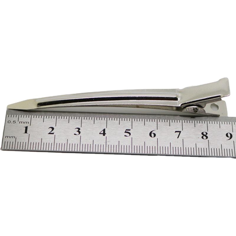 9cm Eight-Hole Duckbill Clip Long-Nose Hair Clip Cross-Border Amazon DIY Hair Accessory Clip Manufacturer
