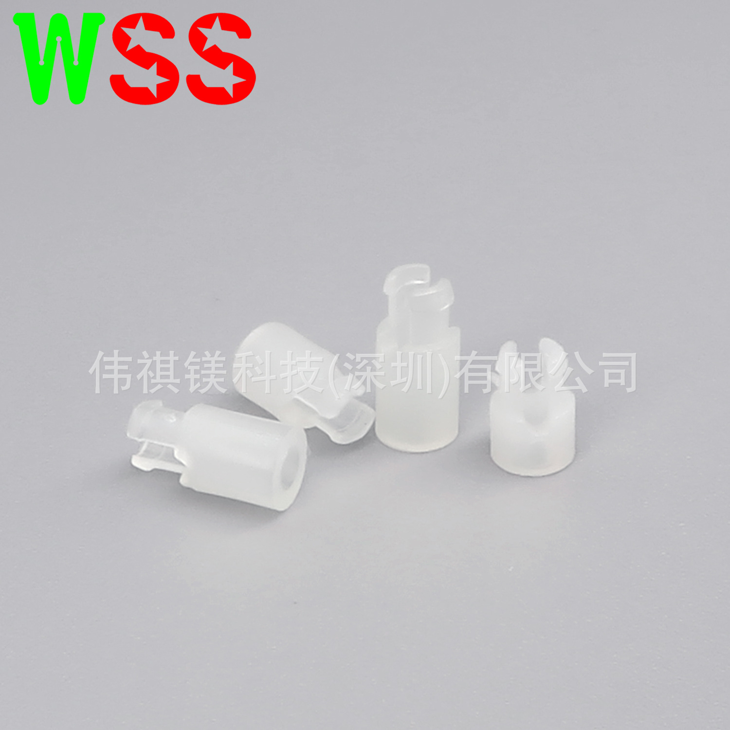 尼龙PC板垫片支撑塑料电路板支撑柱，带两个锁爪PC板支撑