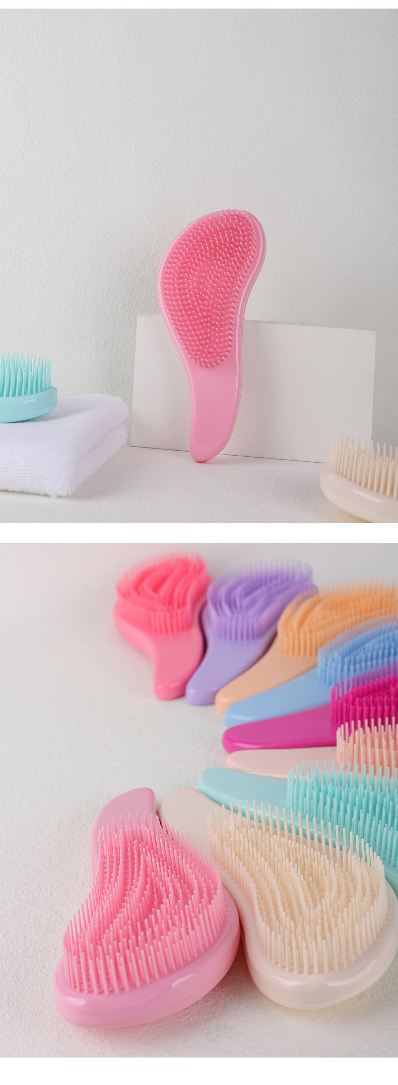 Fashion Solid Color Plastic Hair Combs 1 Piece display picture 1