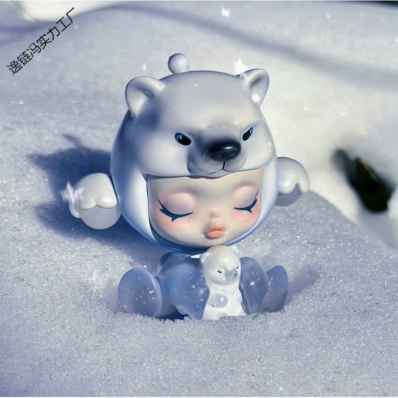Пупс Мэтт Блайнд Бокс SKULLPANDA Dream Eating Animal Series Blind Box Doll Trendy Car Ornaments pp